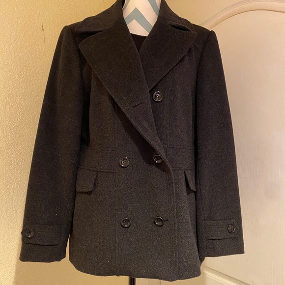 St. John's Bay Jackets & Blazers - Wool and Cashmere Fitted Coat